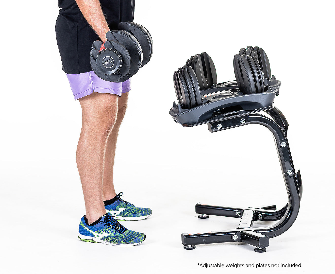 NNEDSZ Adjustable Dumbbells Stand