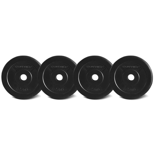 2.5kg Standard Weight Plates 25mm (Set of 4)