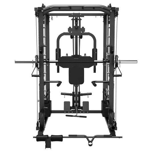 10-in-1 Home Gym Station, Power Rack, Smith Machine and Cable Crossover
