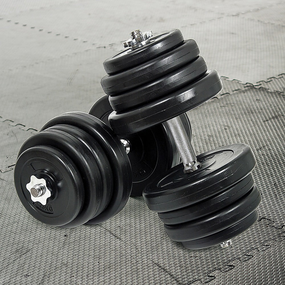 NNEDSZ 50KG Dumbbell Adjustable Weight Set
