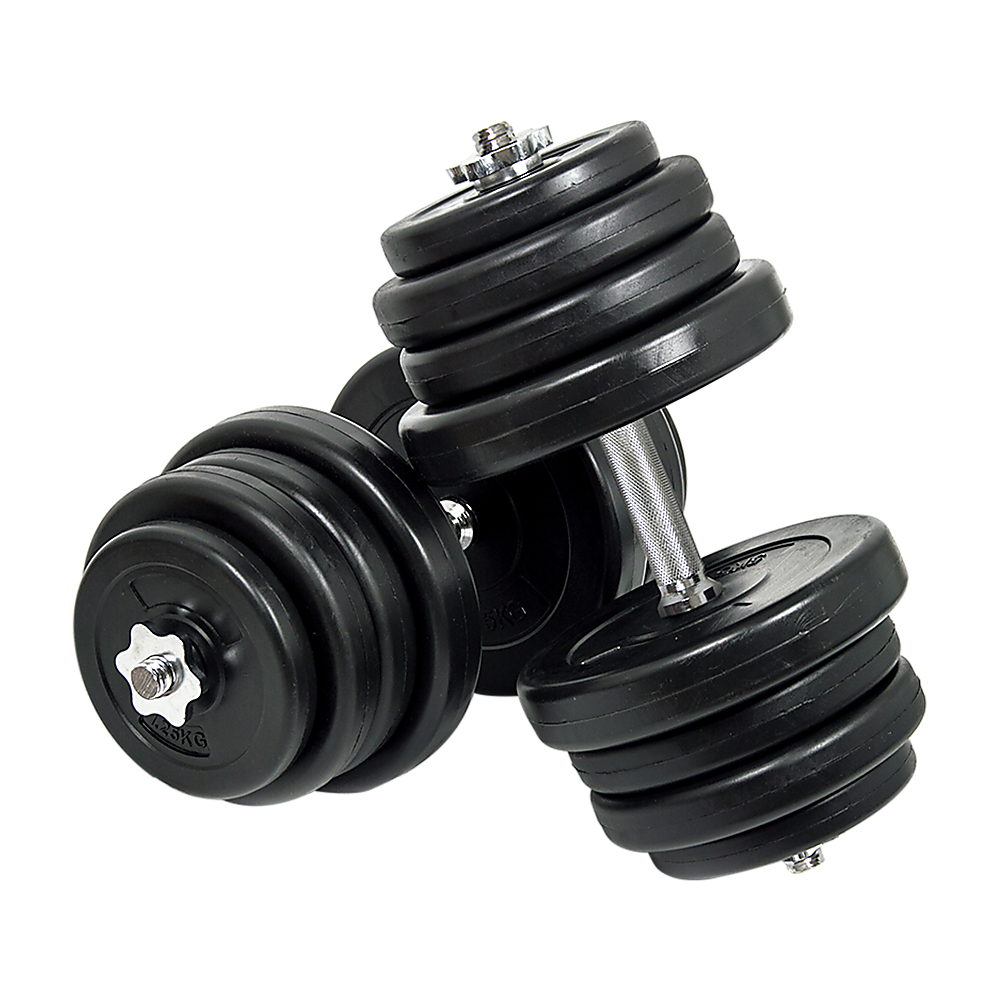 NNEDSZ 50KG Dumbbell Adjustable Weight Set