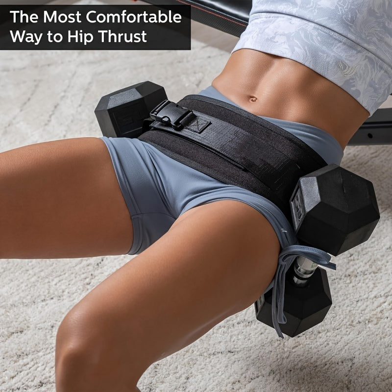 Weighted Waist Trainer Belt - Adjustable Resistance(Black)