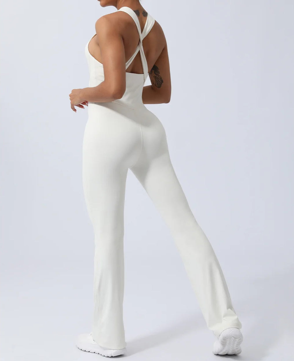 Extreme Body Sculpture Flared Jumpsuit